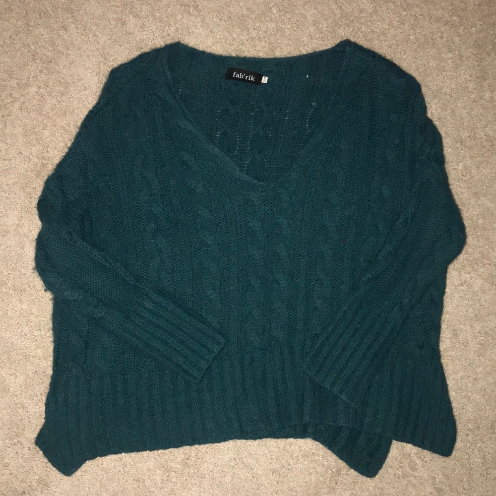 over sized cozy sweater